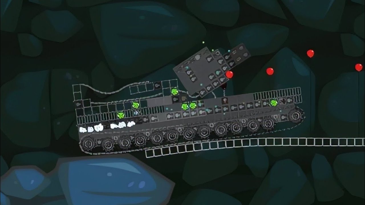 Bad Piggies - Karl-Gerät crossing a silly bridge