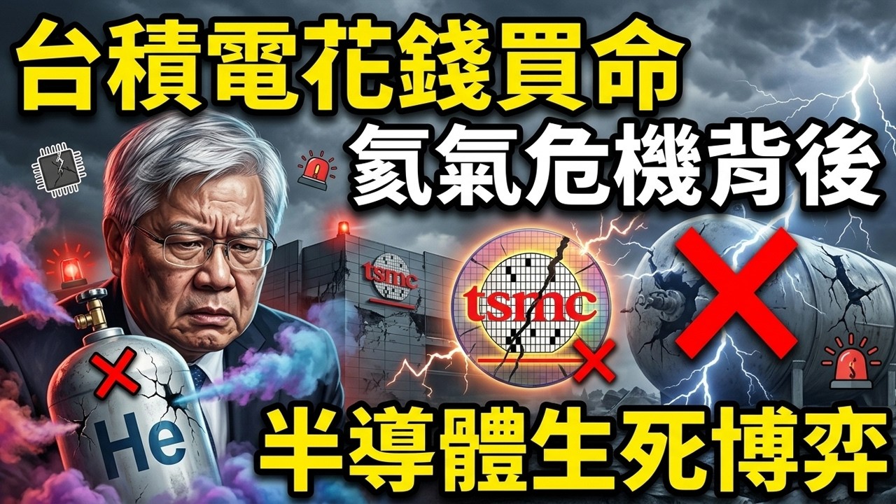 顛覆認知！派對氣球里的氦氣，竟是全球半導體的生死命脈？韓國芯片業庫存告急，台積電保供布局全揭秘 #氦氣危機 #半導體產業鏈 #芯片製造 #台積電 #韓國芯片 #半導體材料 #供應鏈安全 #EUV光刻