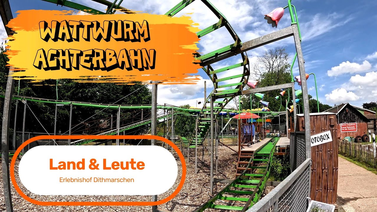 Wattwurm Achterbahn (Offride) / Land & Leute - Erlebnishof Dithmarschen 2024 / Freizeitpark Büsum