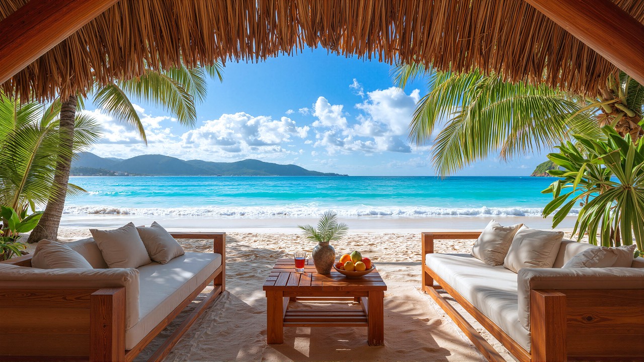 Morning Jazz Serenity by the Coast – Positive Bossa Nova for Inner Peace, Work & Study Vibes