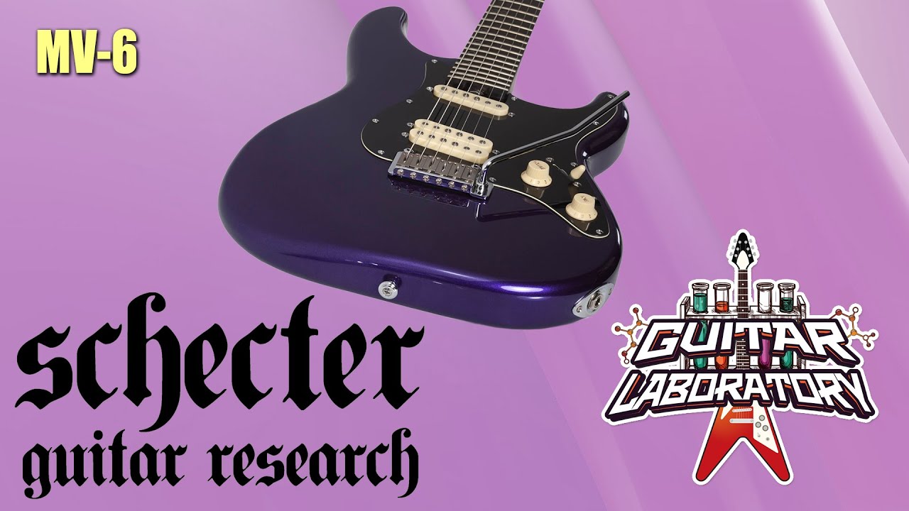 SCHECTER MV-6 - интереснейшая электрогитара на нашем канале!