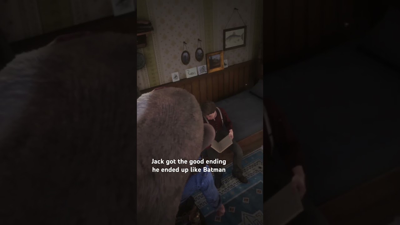 Jack got the good ending he ended up like Batman  