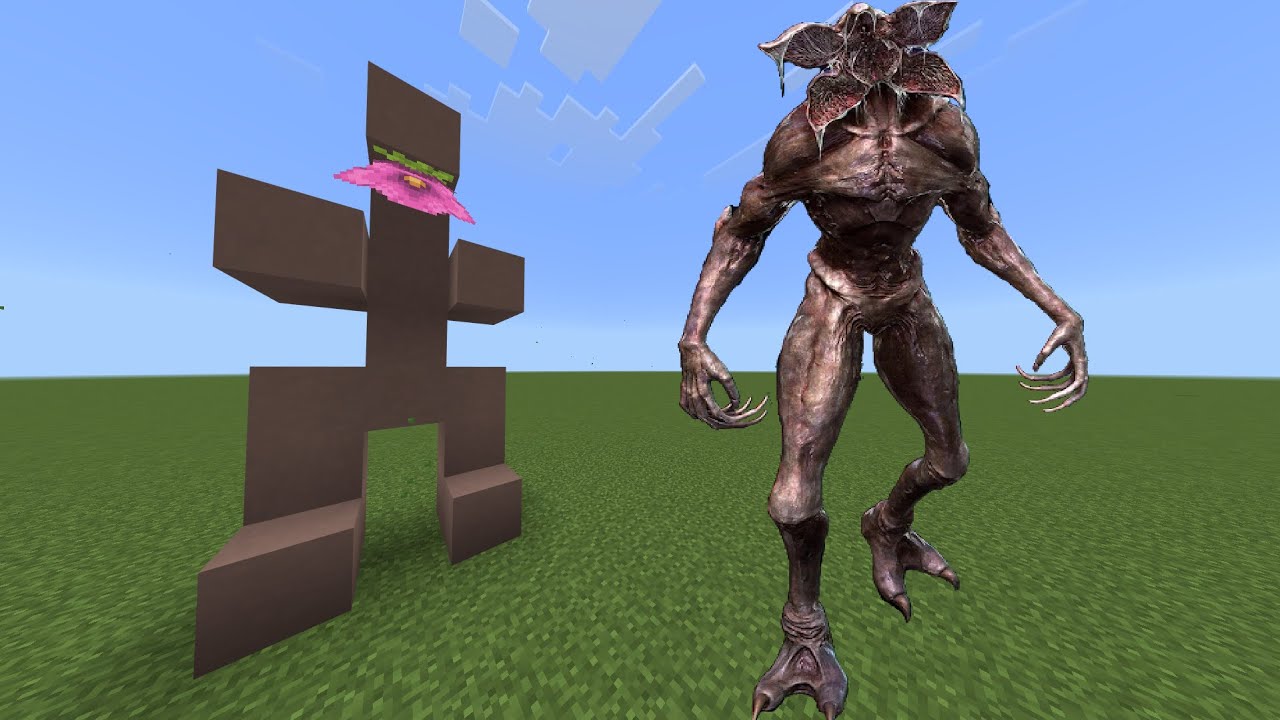 How to add NEW Stranger Things Demogorgon in Minecraft PE Bedrock