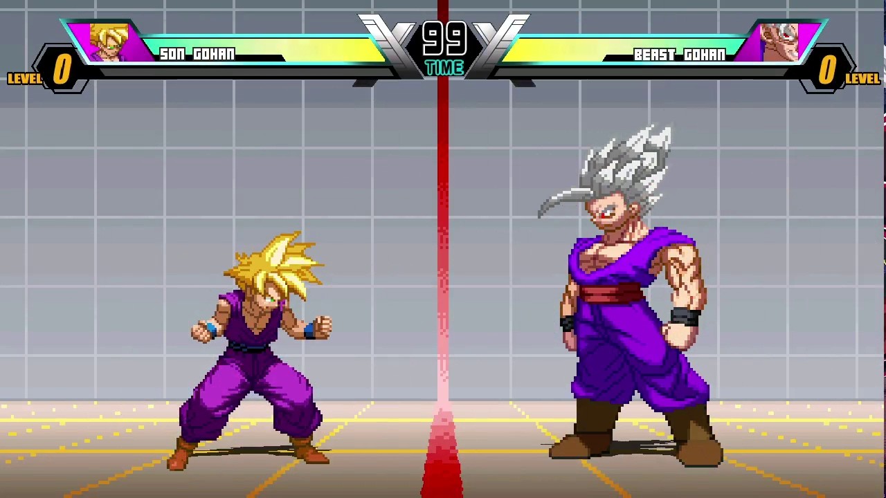 Teen Gohan vs Beast Gohan | Past vs Ultimate Power | Jump Force MUGEN v6 Showdown