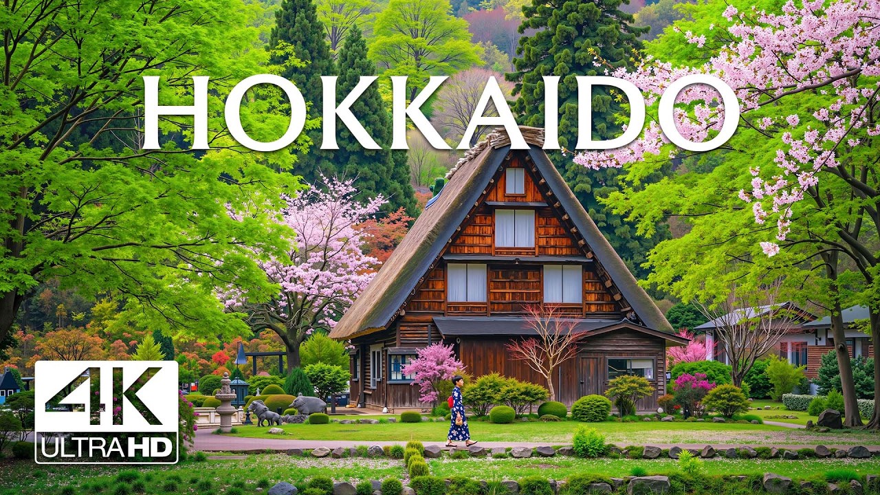 Hokkaido 4K | Unreal Spring Beauty on Earth – Emerald Meadows, Volcanic Lakes & Open Landscapes