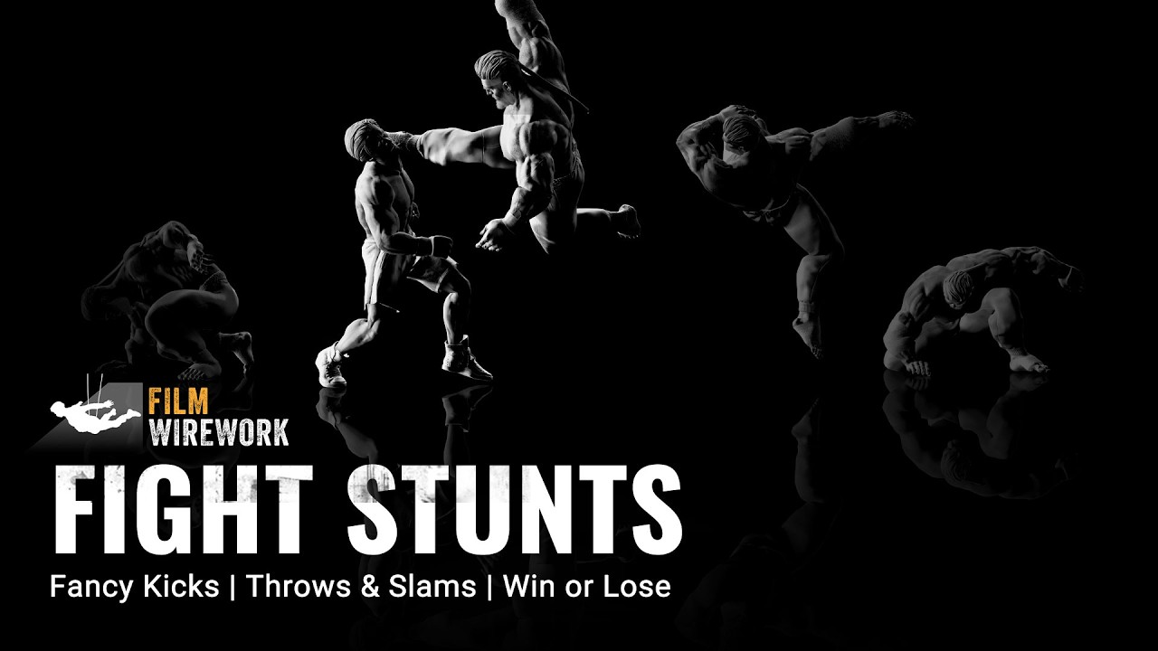 Fight Stunts | Film Wirework Mocap for iClone and ActorCore