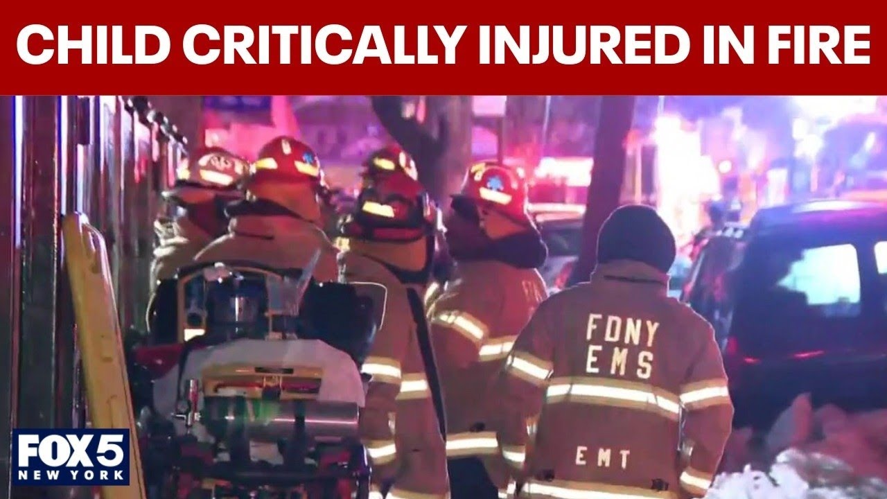 Child critically injured in Queens fire