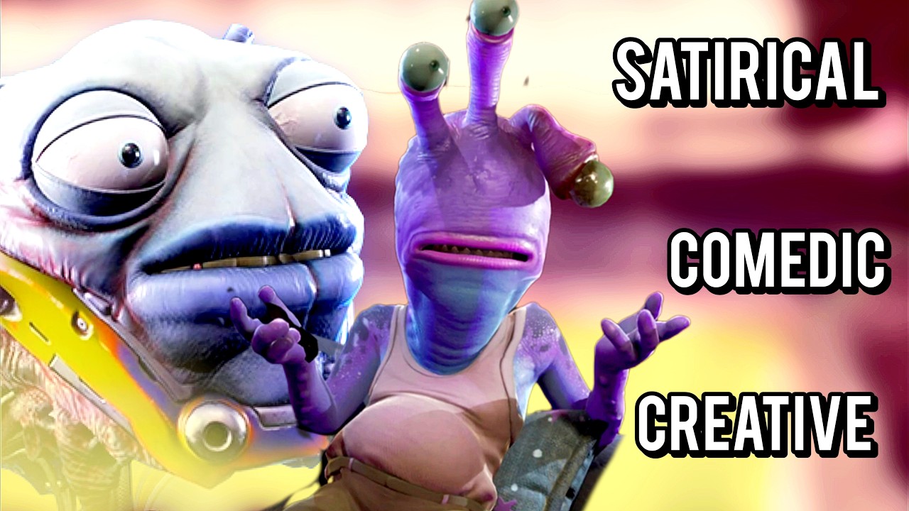 SATIRICAL COMEDIC CREATIVE - High On Life Review