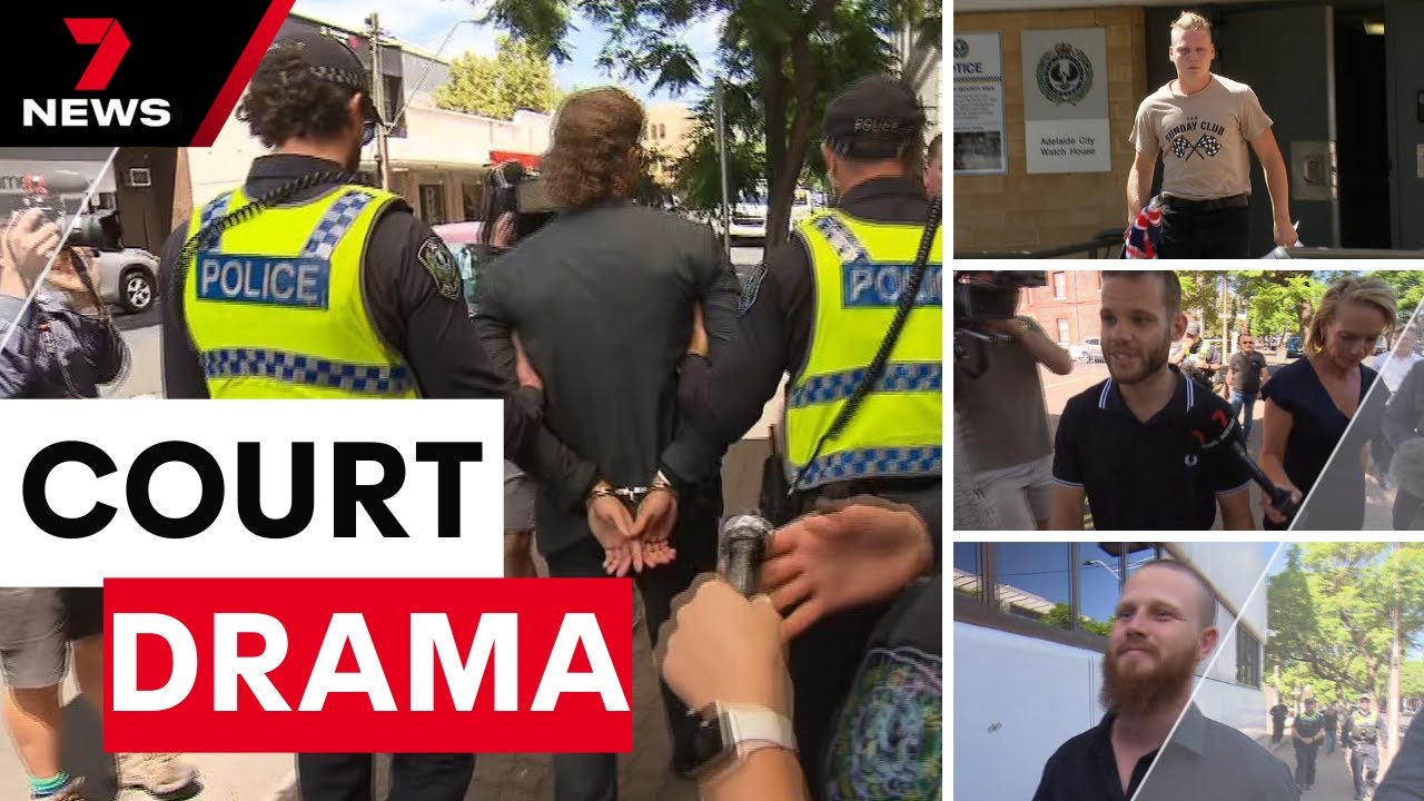 More than a dozen neo-Nazis bailed after Adelaide Australia Day protest | 7NEWS