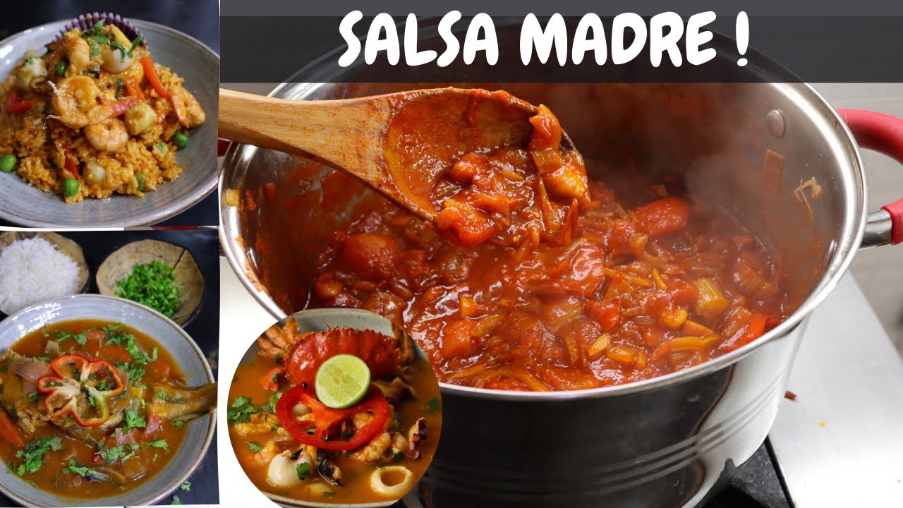 Salsa Madre para preparar muchas Comidas Marinas | Receta Facil