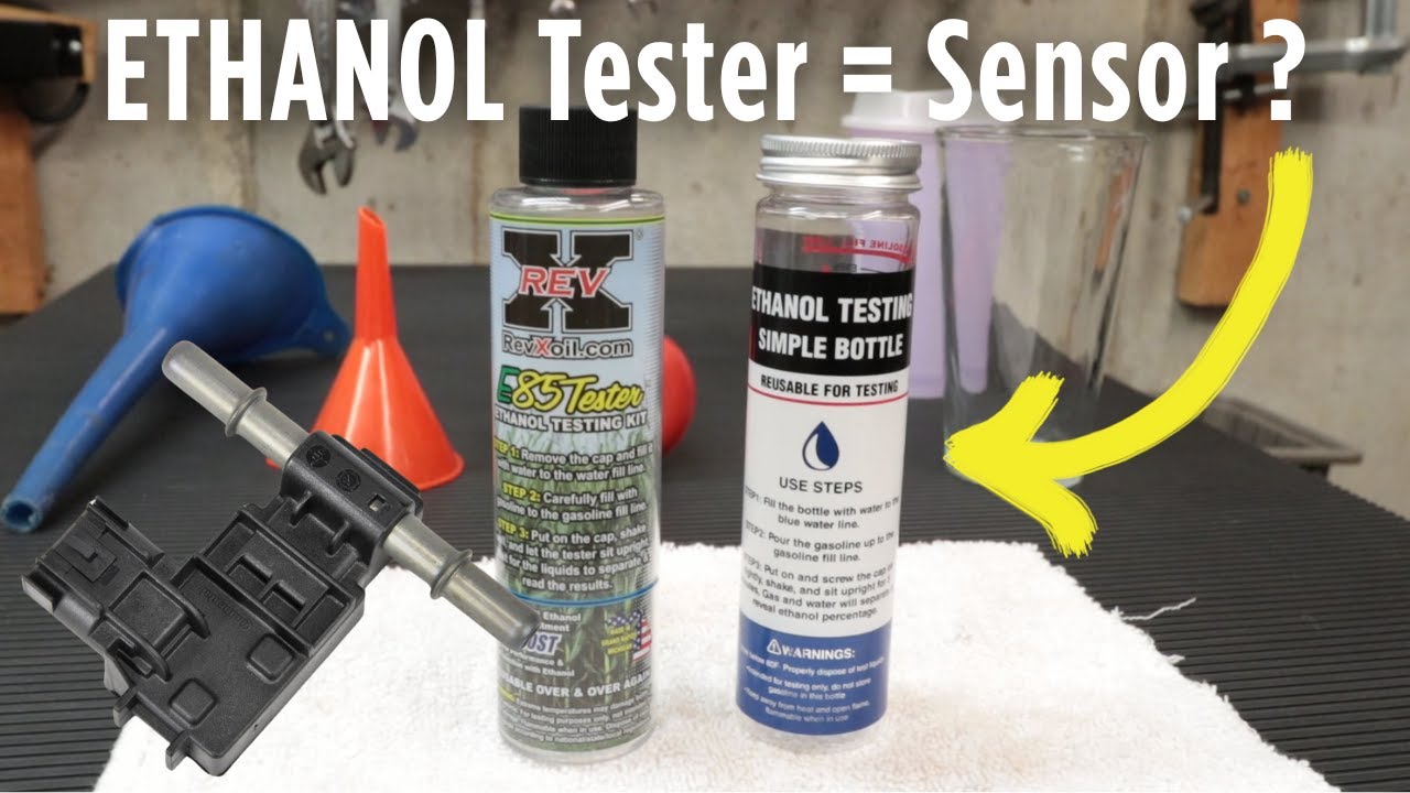 ⚠️ Тест-набор REV-X для проверки содержания этанола в бензине E85 против датчика Flex Fuel (что т...