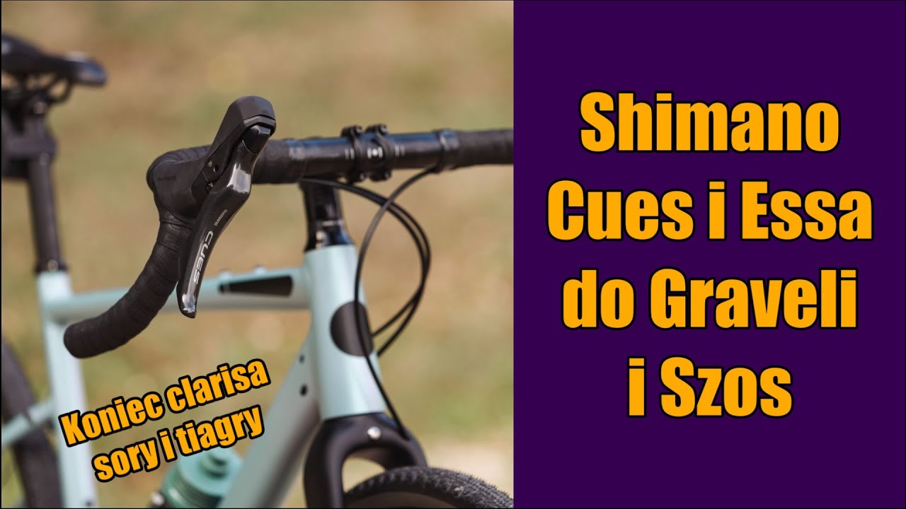 Pokoleniowa zmiana warty- Shimano Cues i Essa zamiast Shimano Claris, Sora i Tiagra