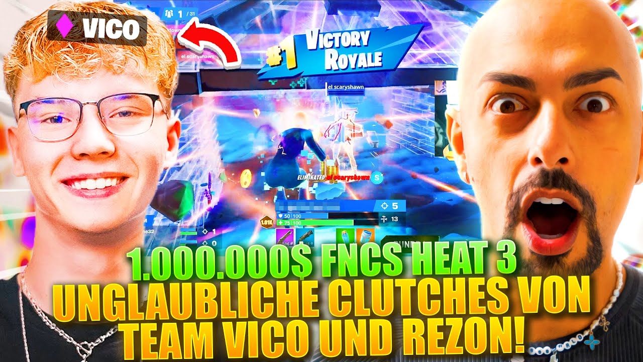 🤯🥶DIE KRASSESTE FNCS HEAT JEMALS! *ZU SPANNEND* | 1.000.000$ FNCS HEAT 3