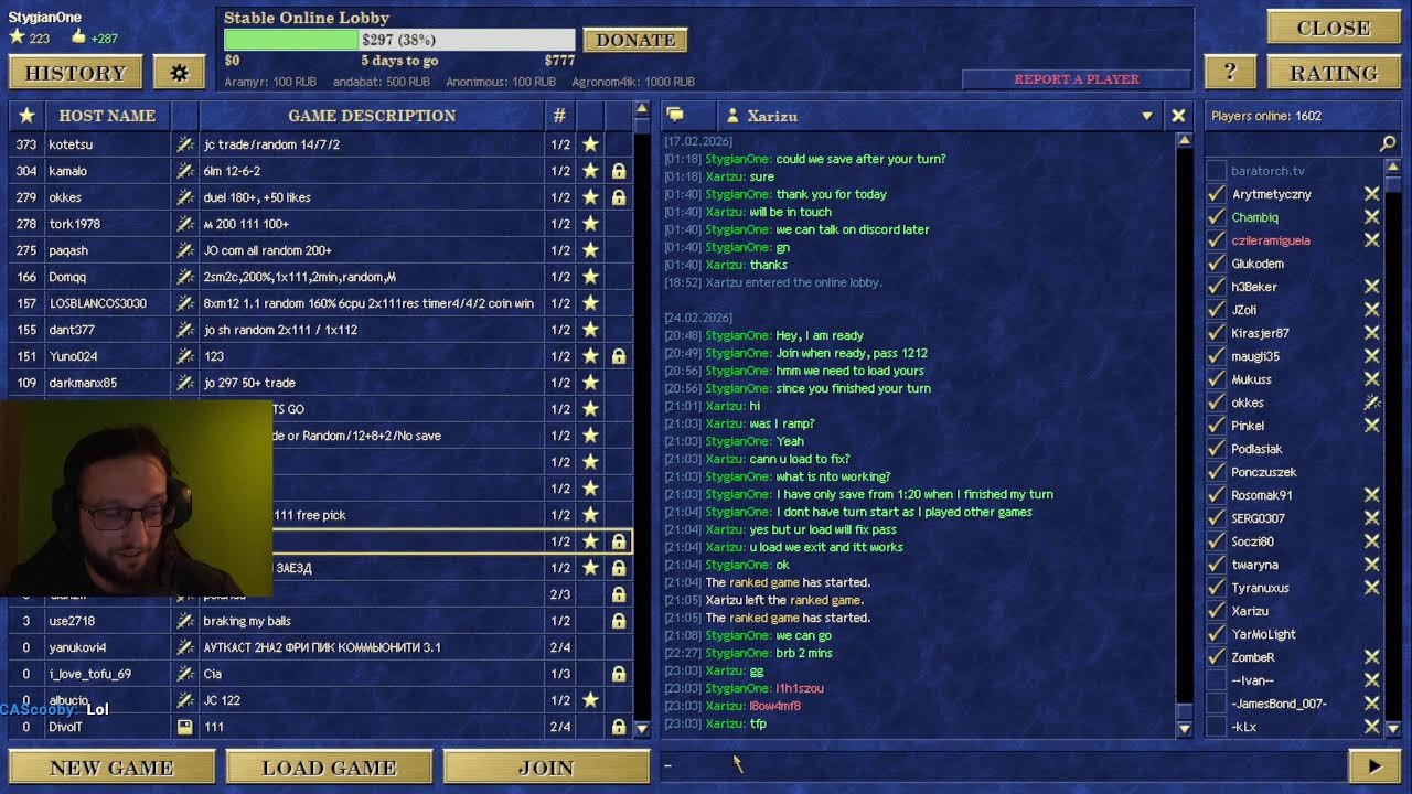 Continuing Grandpa Tourney game! Late game on 6lm10a