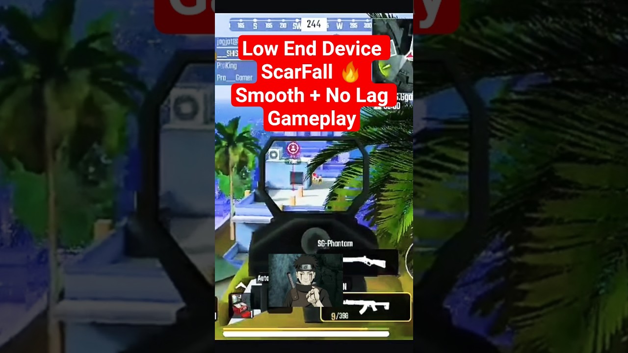 Low End Device ScarFall 🔥 Smooth + No Lag Gameplay 