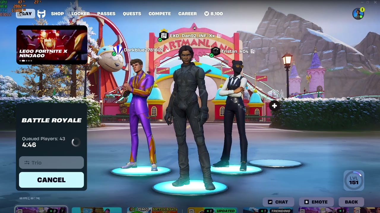 OHDELA Fortnite team 3 - Week 10 drops