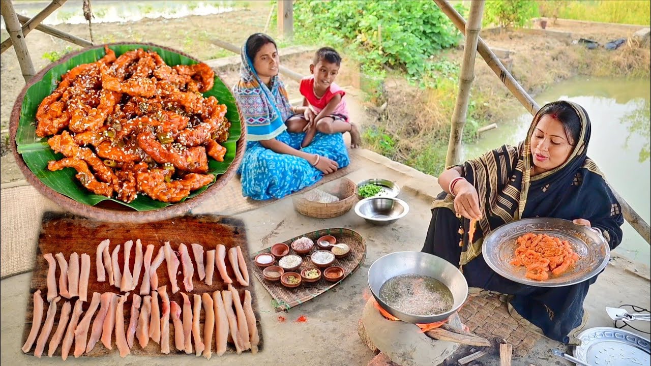 এই প্রথমবার chrispy chicken বানালাম, শীতকালে দারুন লাগে খেতে  