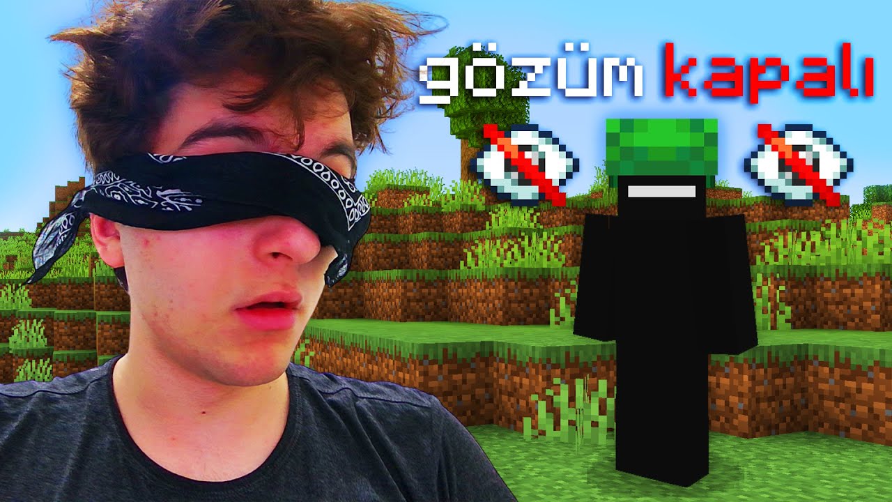 Minecraft 'ı GÖZ KAPALI Şekilde BİTİRMEK Mümkün mü?