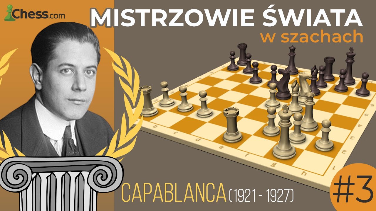 Mistrzowie Świata w szachach #3 Jose Raul Capablanca