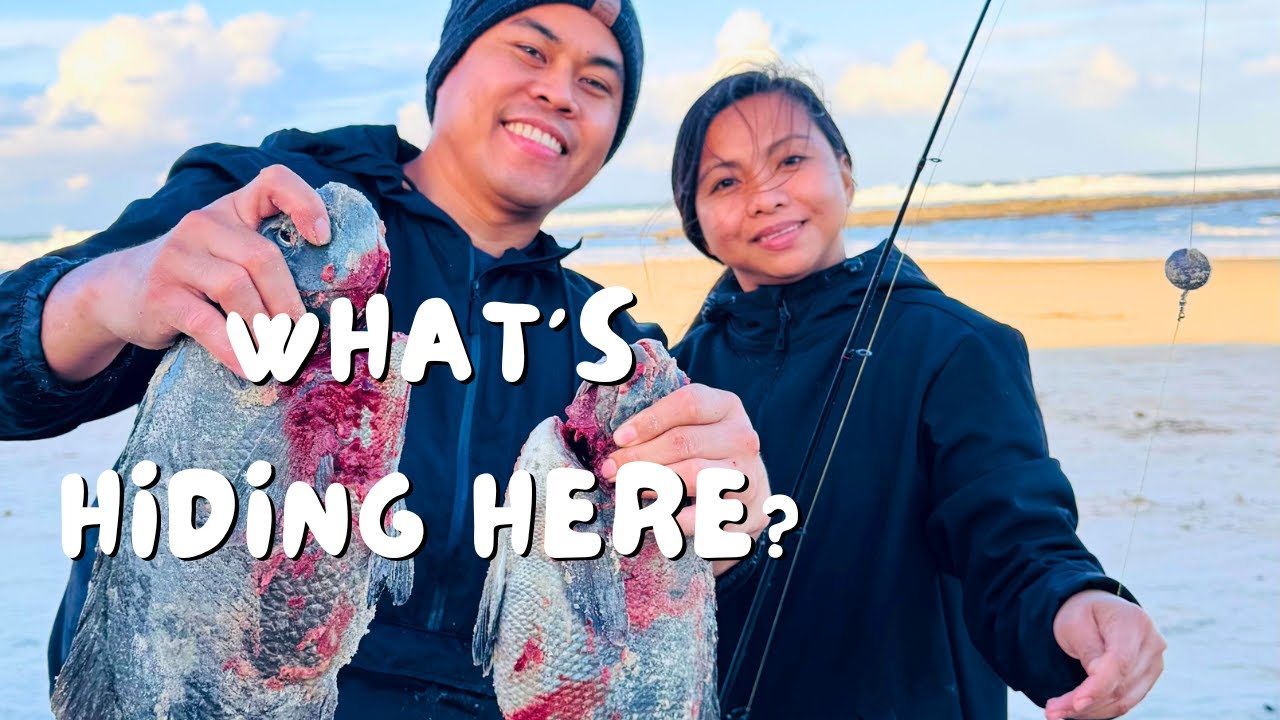 Easy fishing for Drummer in Australia after a Cyclone