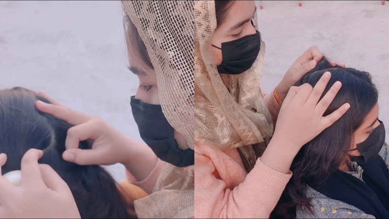 In sunset Api Noor did samavia hair checking