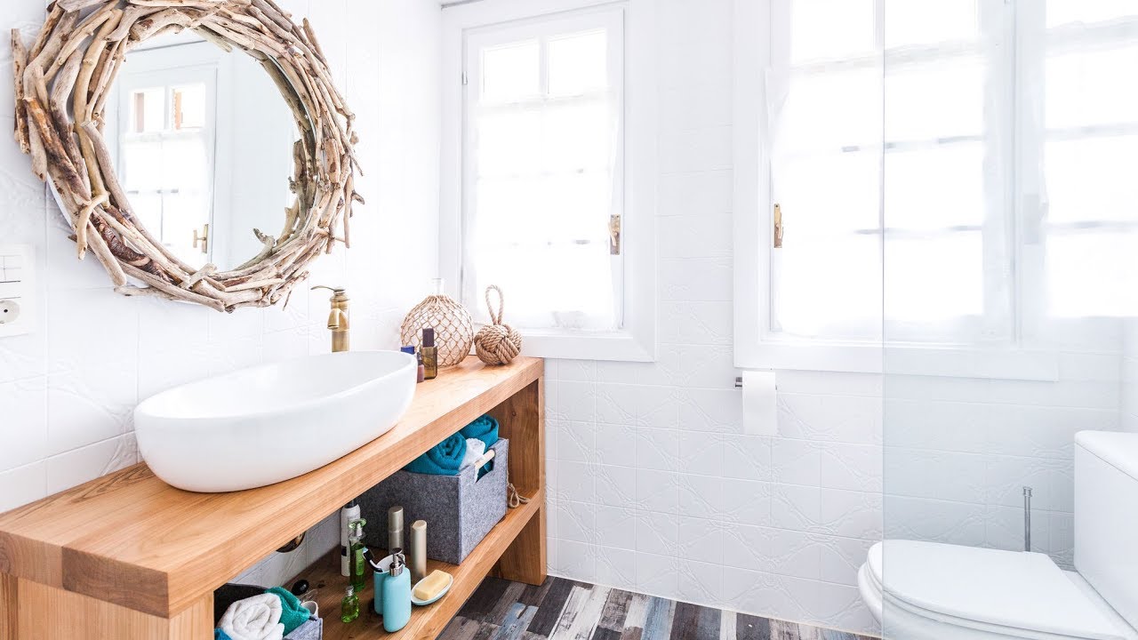 Programa completo - Cuarto de baño luminoso con toques marineros - Decogarden