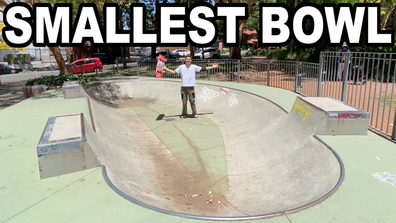 SKATING THE WORLDS SMALLEST BOWL!!