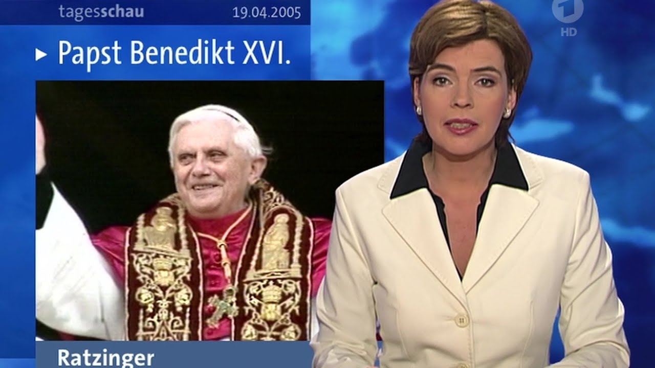 Tagesschau: Joseph Ratzinger zum Papst gewählt (2005)
