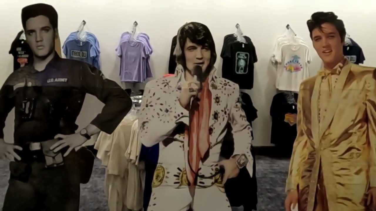 Elvis Presley is gone but he lives on with stuff in Las Vegas: Hotel gift shop souvenirs of the King