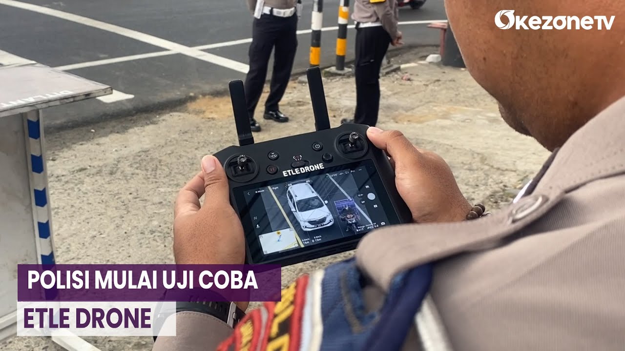 Polisi Mulai Uji Coba ETLE Drone, Tangkap Belasan Pelanggar dalam 3 Menit