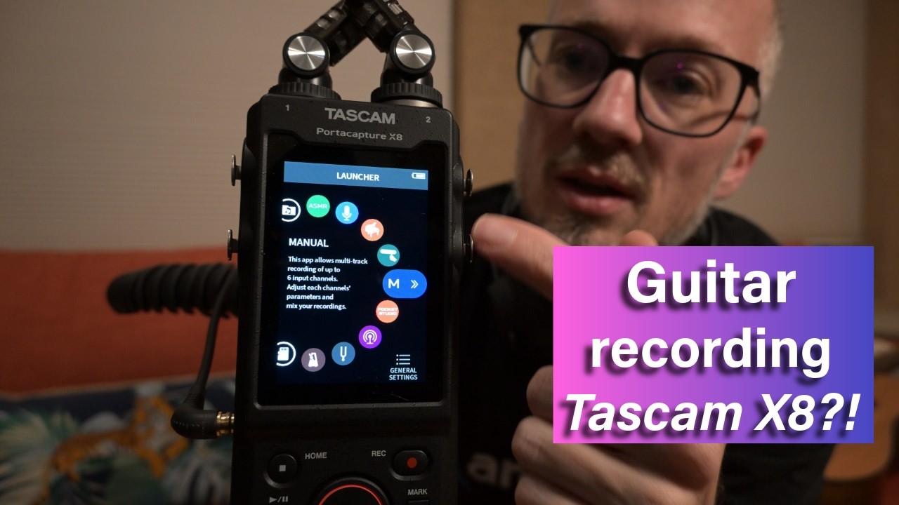 Tascam Portacapture X8: Unboxing, Setup & Sound Test