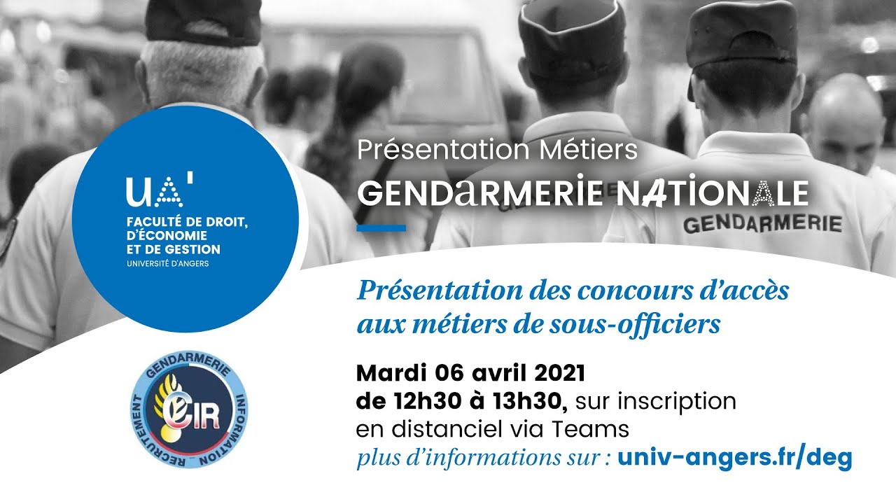 Présentation Métiers Gendarmerie nationale -Sous-Officier