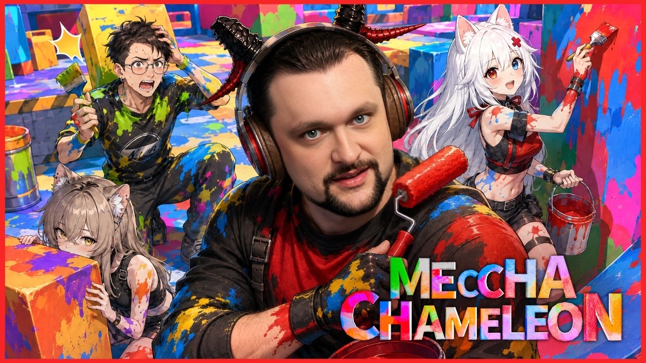 Запись стрима: РИСУЕМ ПИТОМНИКОМ! ХУДОЖНИКИ ПРОТИВ КЛЕШНЕРУКОВ! - MECCHA CHAMELEON