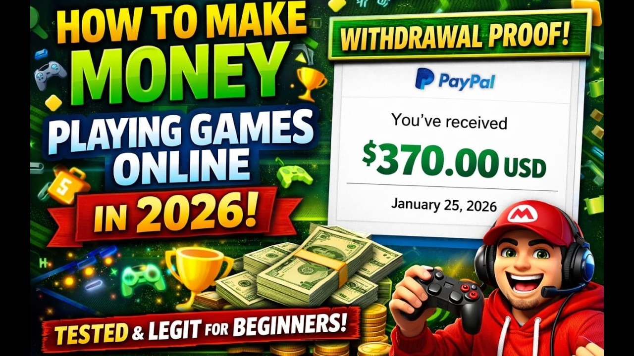 How to Make Money Playing Games Online in 2026 (Tested & Legit for Beginners)