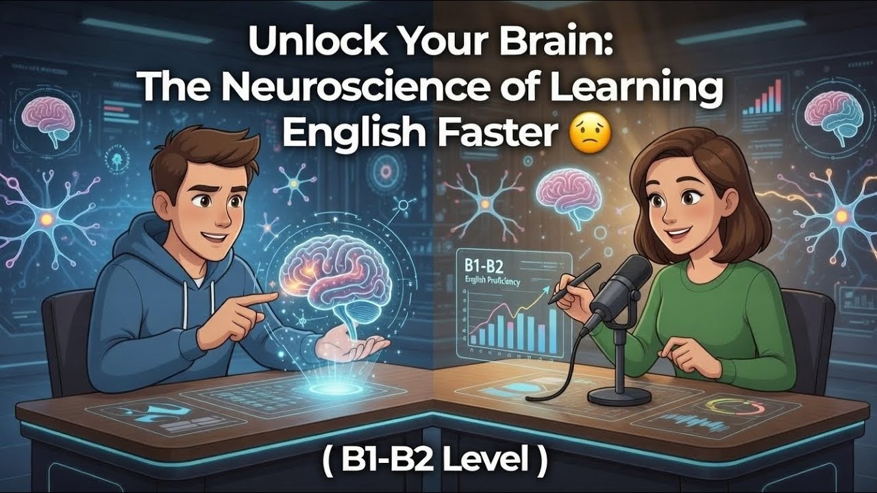 Master Daily English | How to HACK Your Brain to Learn English Faster 🧬 | B1-B2 Level