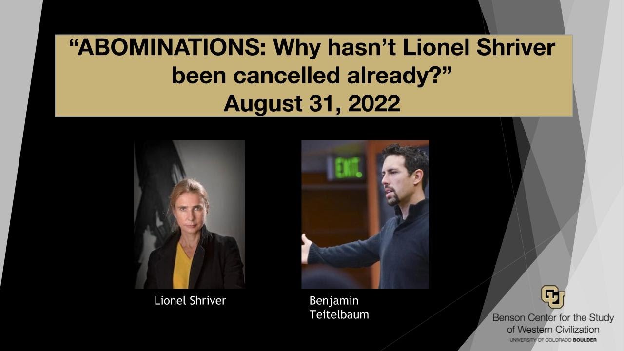 Abominations: Why hasn't Lionel Shriver been cancelled already?