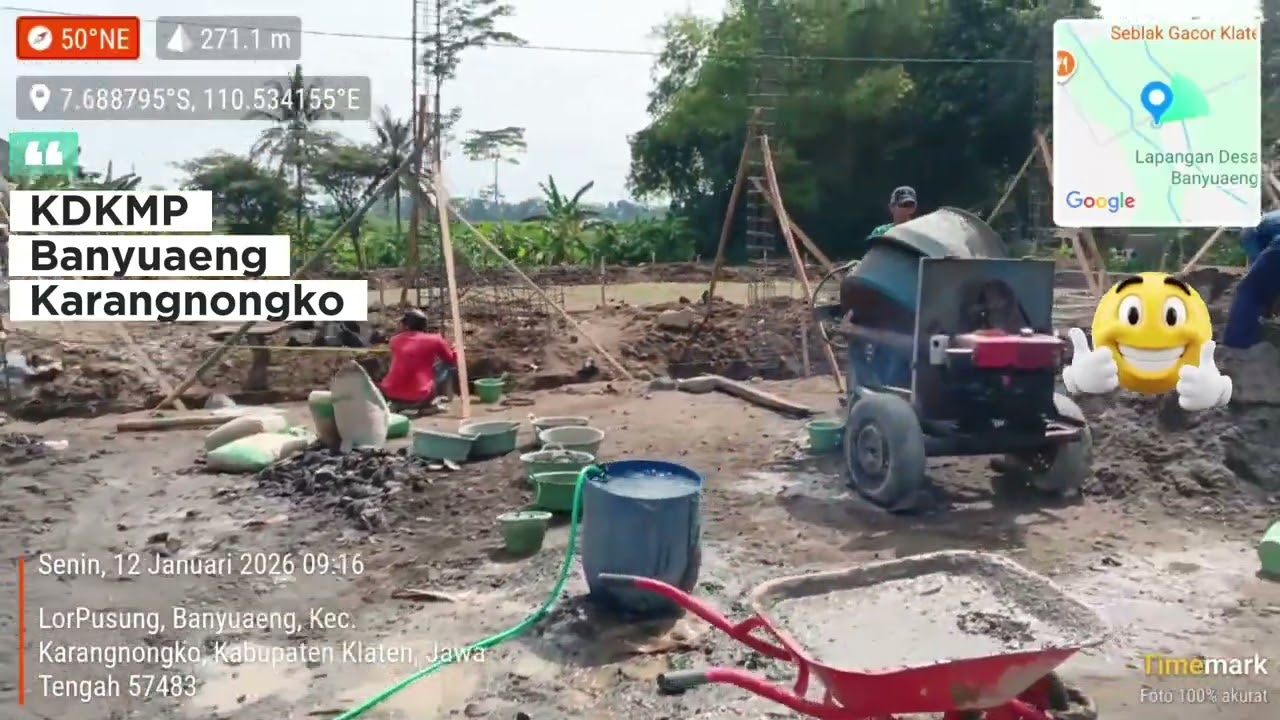 Progres Pembangunan Koperasi Desa Merah Putih. Klaten keren Jateng Ngopeni Nglakoni