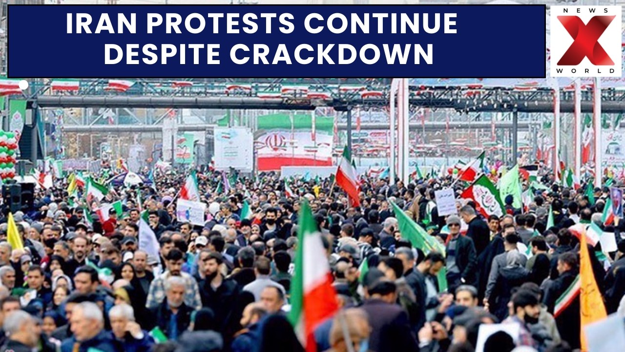 Tehran March 2026: Thousands march in Tehran marking Islamic Revolution anniversary| NewsX World