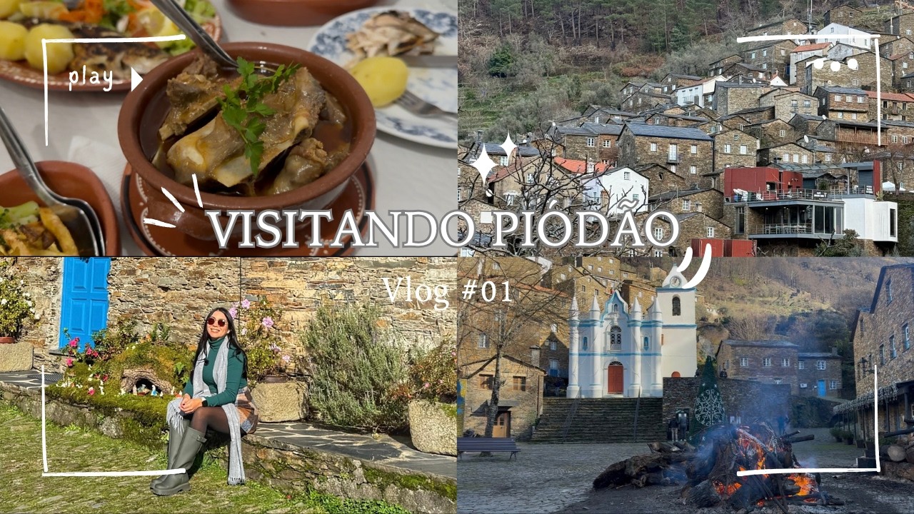 Así se ve el PUEBLO pesebre de PORTUGAL - PIÓDÃO VLOG # 01 