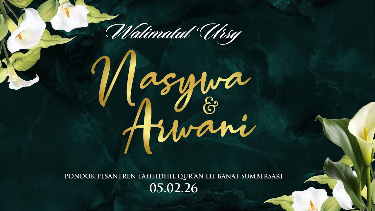 [LIVE] WALIMATUL 'URSY ANING NASYWA & AGUS ARWANI I 05 FEBRUARI 2026