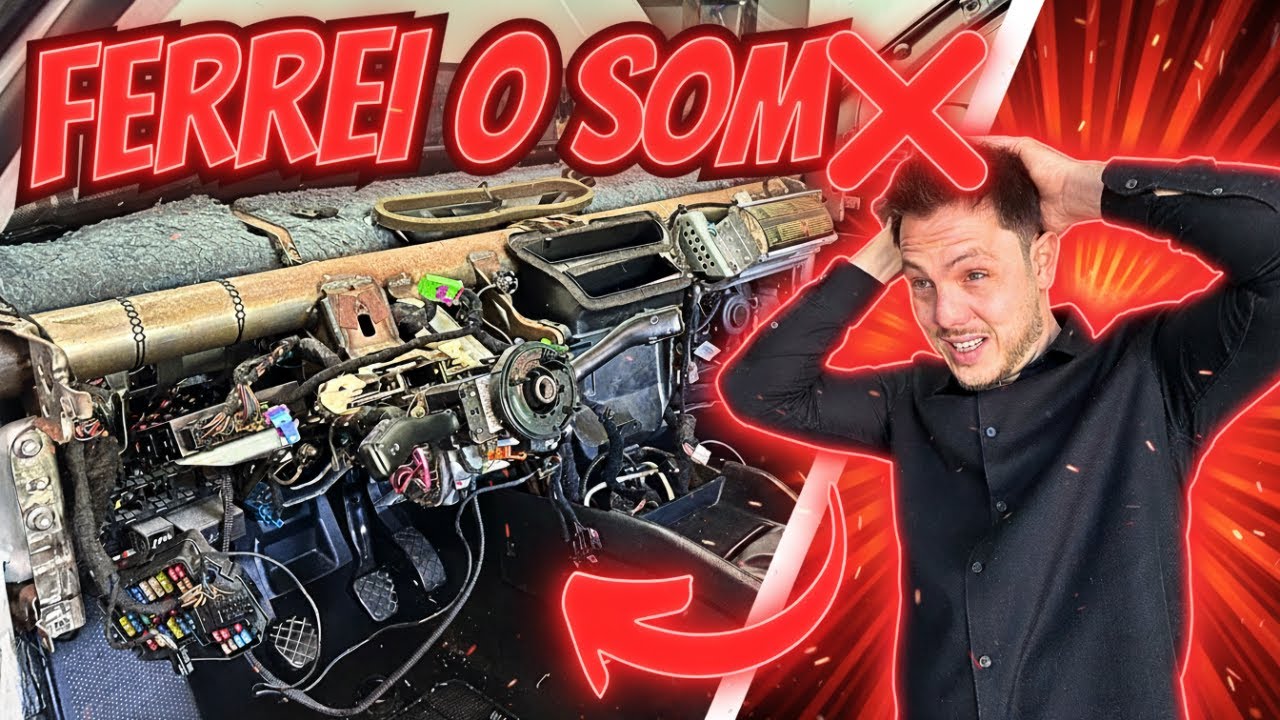FERREI O SOM DO CARRO?! �� Painel ARRANCADO para Instalar os Midranges!