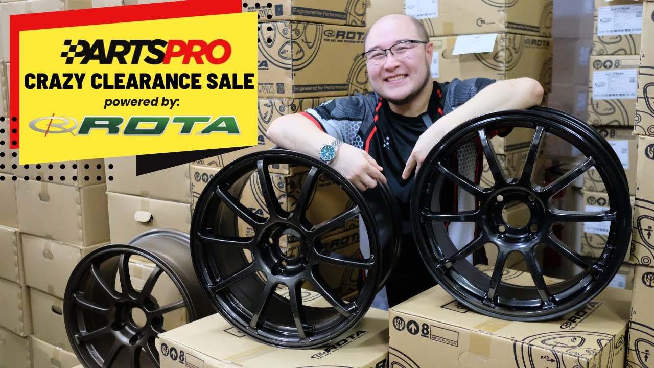 PartsPro 8th Anniversary Crazy Clearance Sale powered by Rota Wheels!