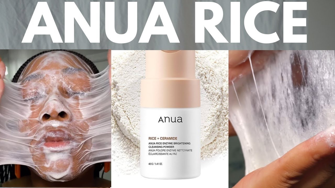 Korean Skincare/ ANUA RICE ENZYME BRIGHTENING CLEANSING POWDER