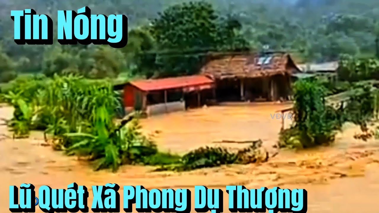 Lũ quét Chưa Từng thấy ở Xã Phong Dụ Thượng 26/8/2026 Lào Cai 