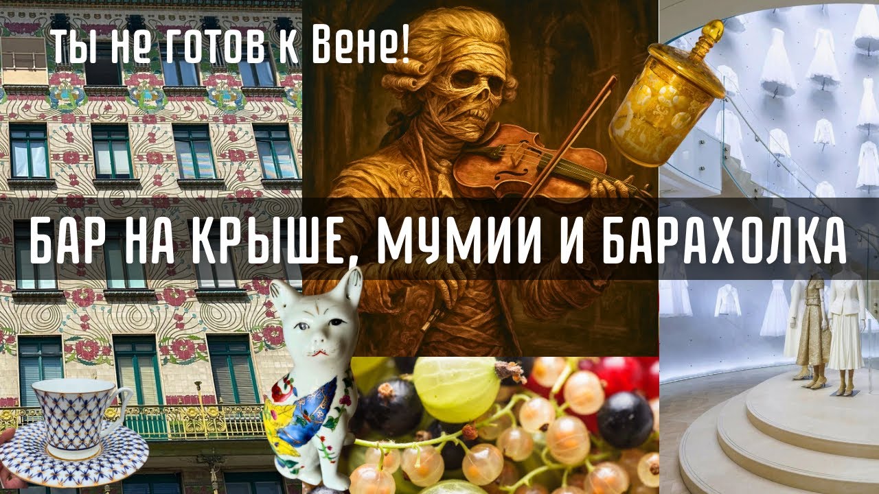 Обзор отеля. Топ барахолка. Новый бутик Dior. Коктейли на крышах Вены.Музей мадам Тюссо. 