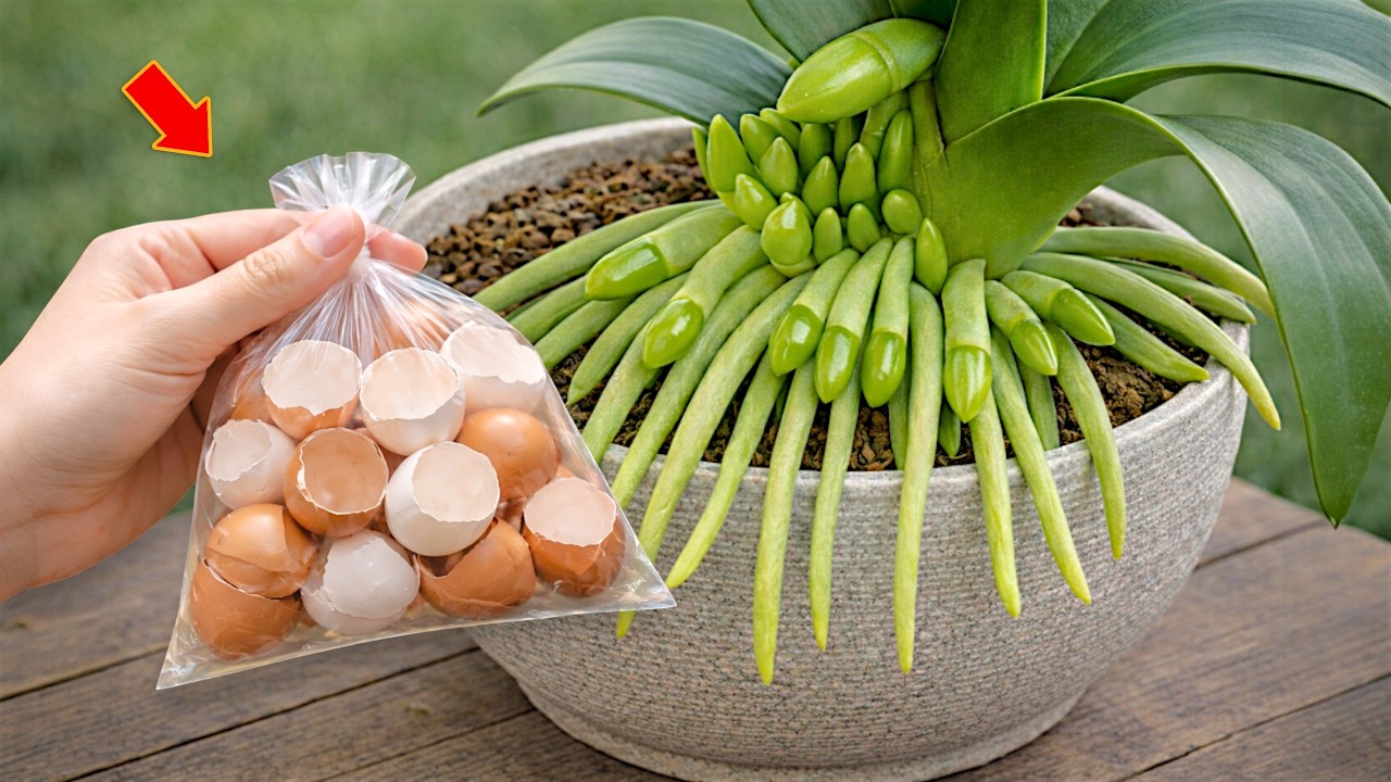 🌸Просто посыпьте сверху! И внезапно безцветковые орхидеи зацветут как сумасшедшие.