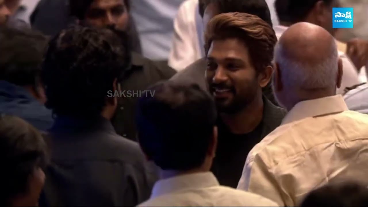 Icon Star Allu Arjun Visuals at Allu Cinemas Opening | @SakshiTVCinema