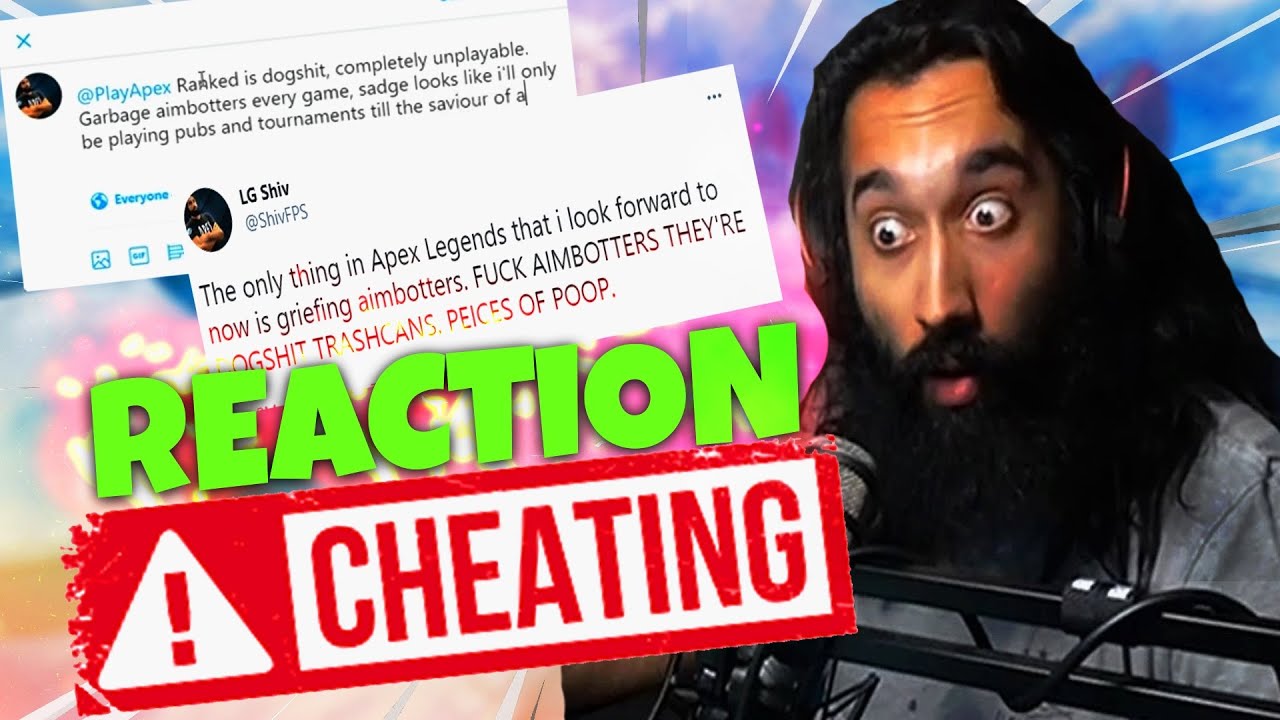 ShivFPS vs CHEATERS Reaction to CHEATERS in Predator Lobbies | ShivFPS Apex Best Moments
