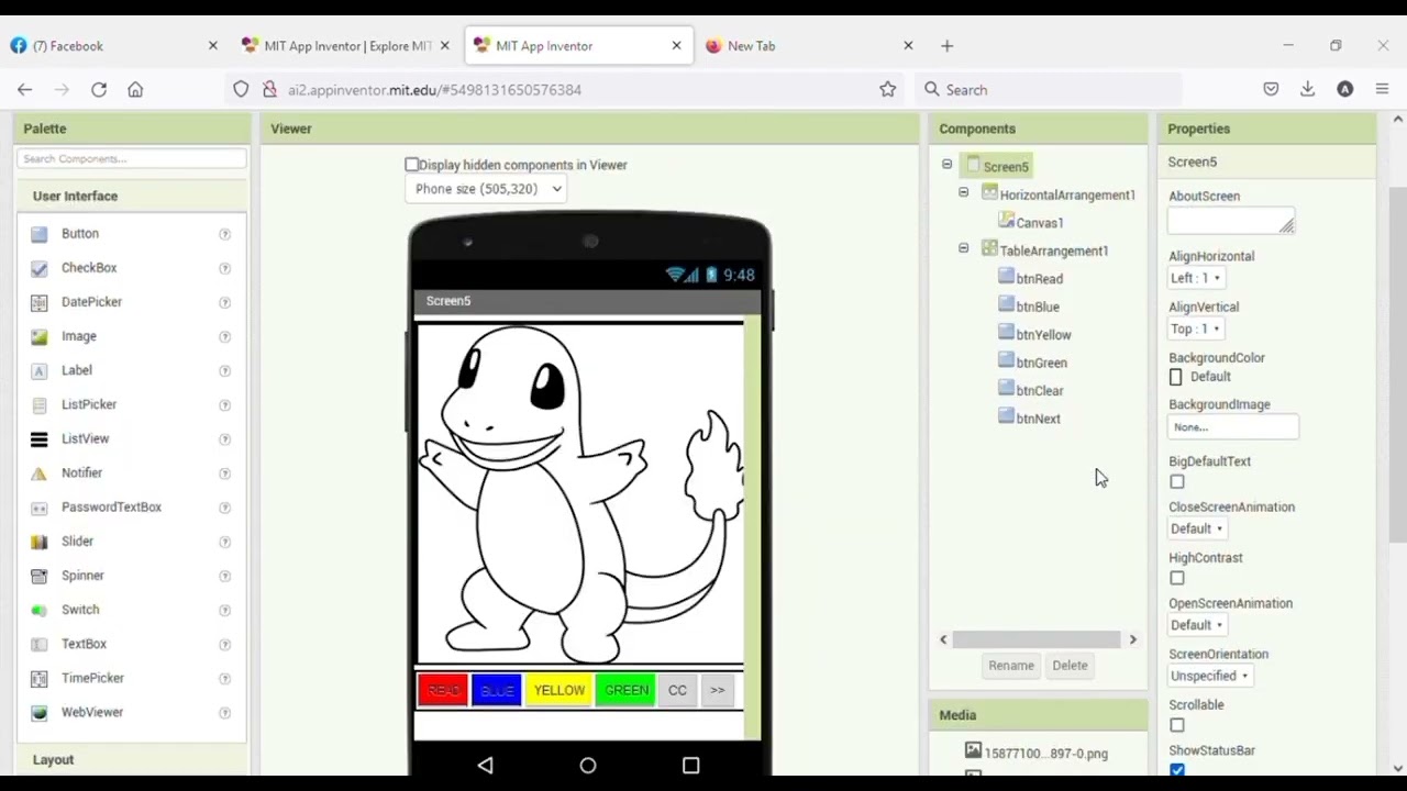 Tutorial Sederhana Membuat Aplikasi Game Mewarnai (Drawing Game) Menggunakan MIT APP INVENTOR