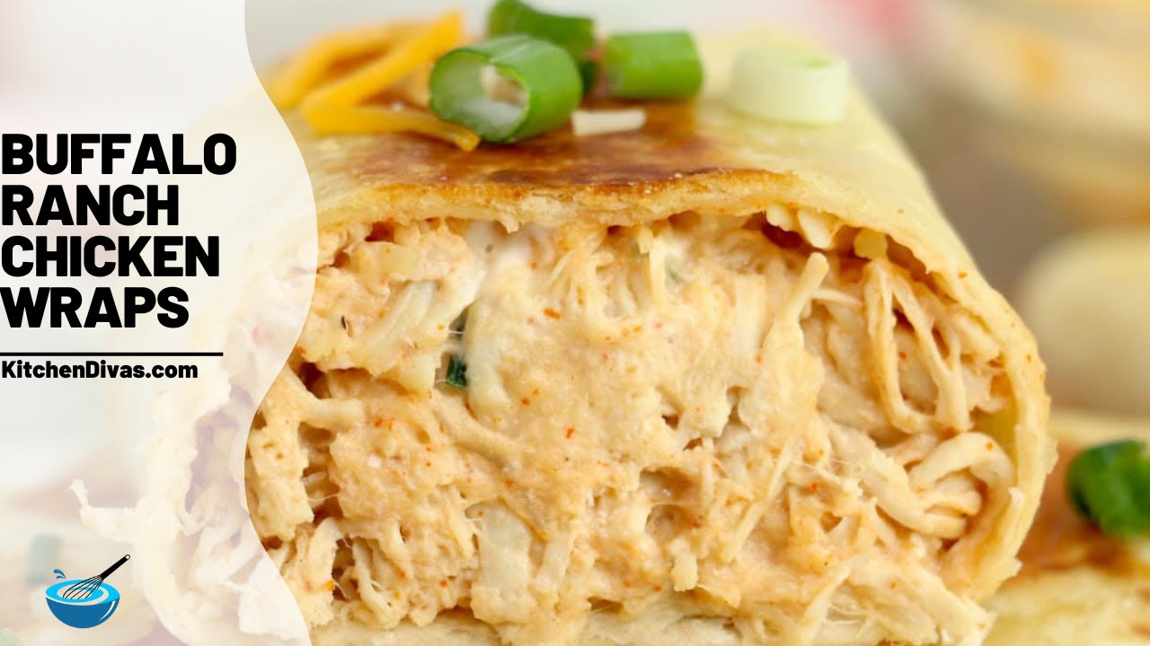 Buffalo Ranch Chicken Wraps